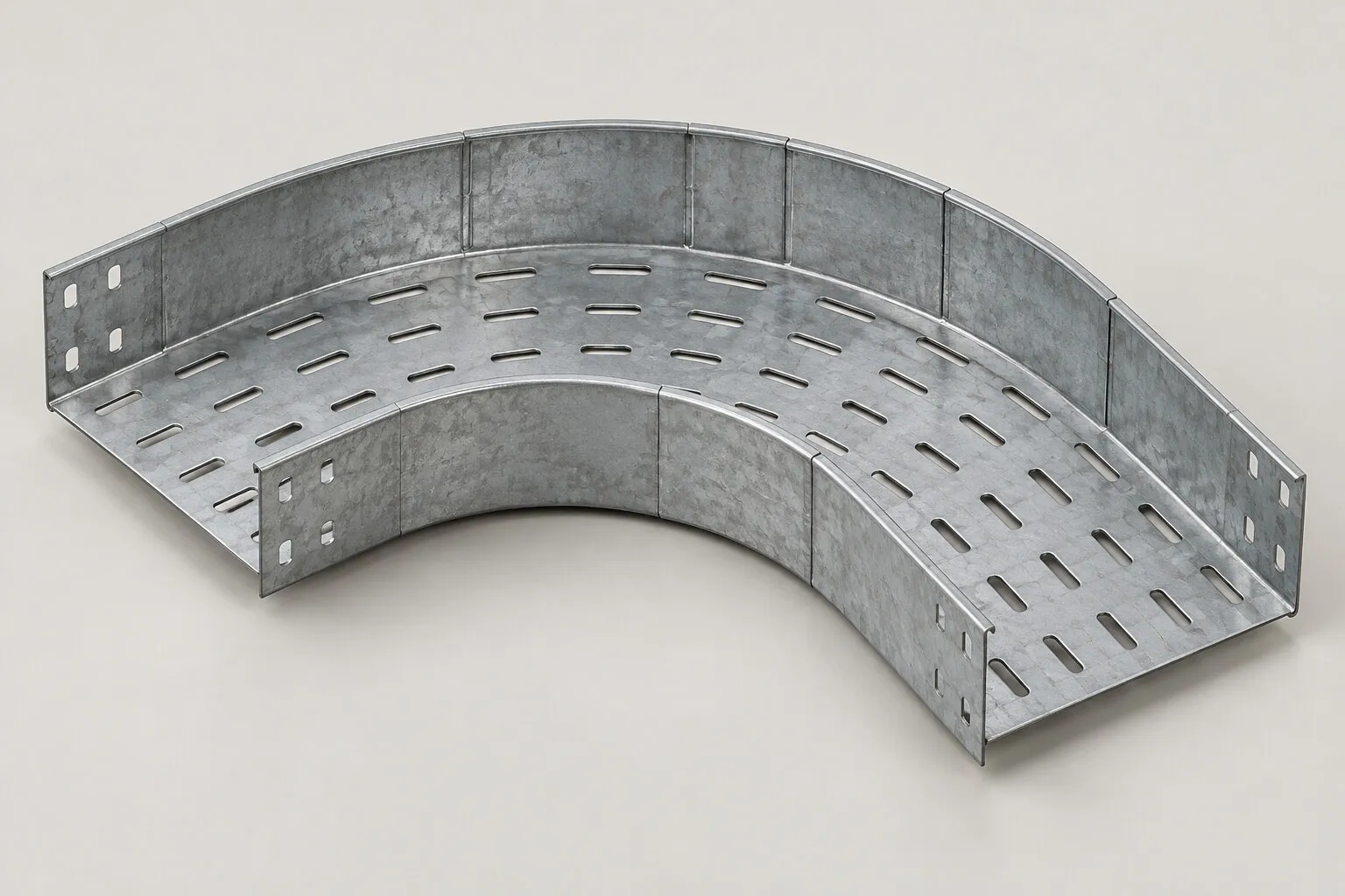 Fitting elbow 90 derajat cable tray perforated HDG