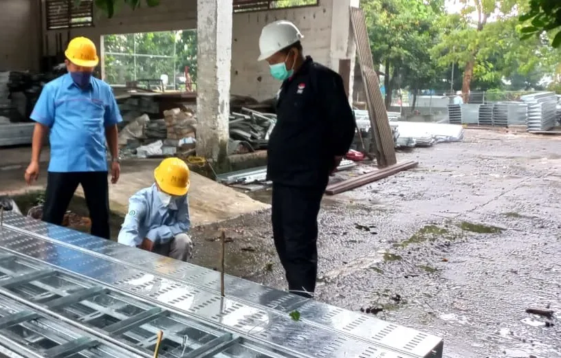 Pemeriksaan cable ladder sebelum dikirim